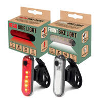 Rechargeable Front and Rear Bike Light Set main image