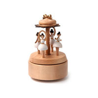 Ballerina Wooden Musical Box main image