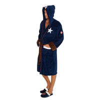 Captain America Hooded Fleece Bathrobe main image