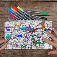 Colour and Learn Dinosaur Pencil Case