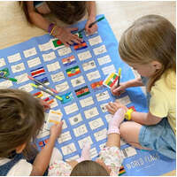 Colour and Learn World Flags Table Cloth main image