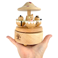 Cat Paradise Wooden Music Box main image