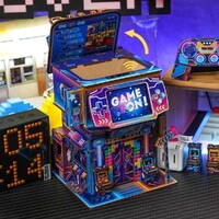 Cyber Game City 3D Wooden Puzzle DIY Storage Box main image