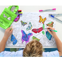 Colour and Learn Butterfly Placemat to Go