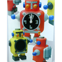 Robot Clock (A4 Decal)  main image