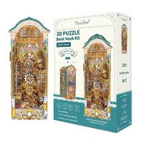 Clock Tower 3D Wooden Puzzle DIY Book Nook main image