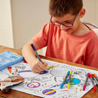 Colour and Learn Space Explorer Placemat to Go