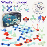 Clixo Ocean Creatures Pack 24pcs main image