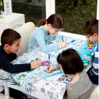 Colour and Learn Pond Life Table Cloth main image