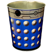 Doctor Who Dalek Blue Rubbish Bin main image