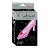 3D Glass Shoe Crystal Puzzle