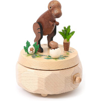 Dinosaur Era Wooden Music Box main image