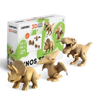 Dinos Trio 3-in-1 3D Cardboard Puzzle