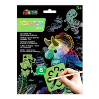 Dinos Scratch and Stencil