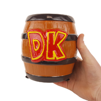 Donkey Kong Barrel Shaped Money Bank