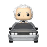 Back to the Future Doc with Time Machine Pop Vinyl Ride main image