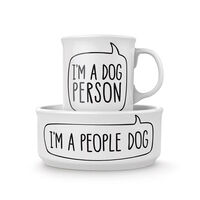 Dog Person Bowl and Mug Set main image