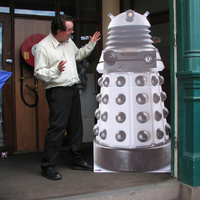 Doctor Who - White Supreme Dalek Cardboard Cut-out main image