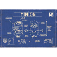 Despicable Me Minion Blueprint Poster main image