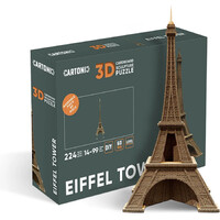 Eiffel Tower 3D Cardboard Puzzle