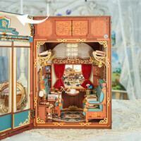 European Travels Infinity Train Cabin 3D DIY Book Nook