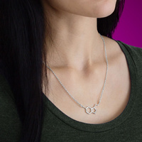 Geek Gems Serotonin Molecule Necklace main image