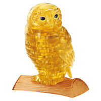 3D Gold Owl Crystal Puzzle main image