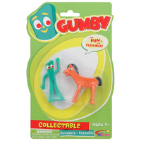 Gumby and Pokey Mini Bendable Pair main image