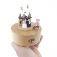 Happy Wedding Wooden Music Box main image