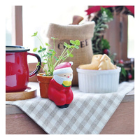 Happy Christmas Santa with White Clover main image
