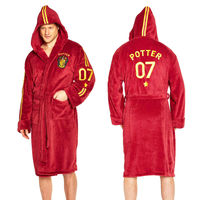 Harry Potter Quidditch Hooded Fleece Bathrobe main image