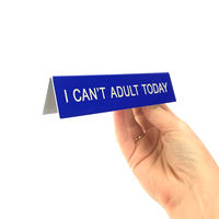 I Can't Adult Today Desk Sign main image