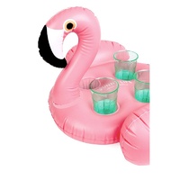 Inflatable Drink Holder Flamingo main image