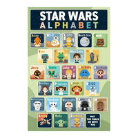Star Wars Alphabet Poster
