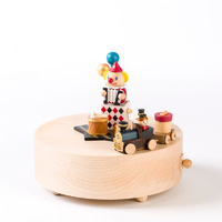 Jack in the Box Moving Wooden Musical Box main image