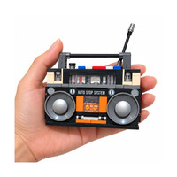 Jaki Mini Retro Boombox Brick Kit