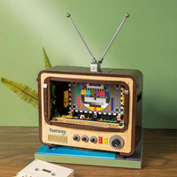 Joyside Series Retro 1960s TV Model Building Kit 1208pc