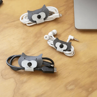 Kikkerland Cat Cable Ties Set of 3 main image