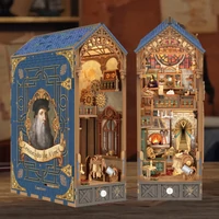 Leonardo Da Vinci 3D Wooden Puzzle DIY  Book Nook Kit