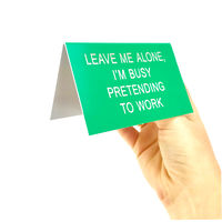 Leave Me Alone Desk Sign main image