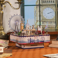 London 3D Rotating Music Box Kit main image