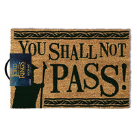 Lord of the Rings You Shall Not Pass Door Mat main image