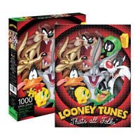 Looney Tunes That's All Folks 1000pc Jigsaw Puzzle main image