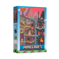 Minecraft World Red 1000pc Jigsaw Puzzle main image