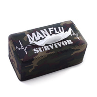 Man Flu Survivor Tissue Box Cover main image