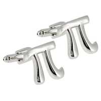 Maths Pi Symbol Cufflinks main image