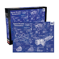 NASA Shuttle Schematics 500pc Jigsaw Puzzle main image