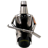 Ned Kelly Wine Bottle Holder - with Rifle main image