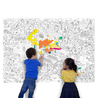 OMY Colouring Poster Pyramid main image