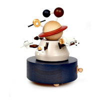 Outer Space Wooden Musical Box main image